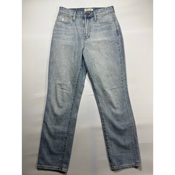 Madewell Denim - Madewell Women's The Curvy Perfect Vintage Blue Denim Jeans - Size 26 (28x28)